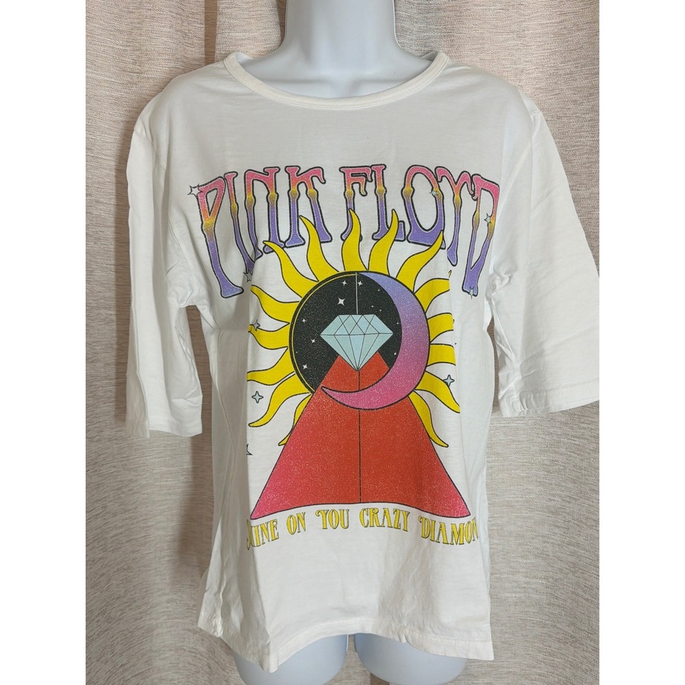 Recycled Karma Pink Floyd Shine On You Crazy Diamond Graphic Tee Medium